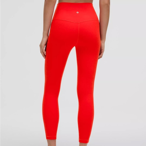 lululemon athletica Pants - Women's Red High-Waisted Leggings